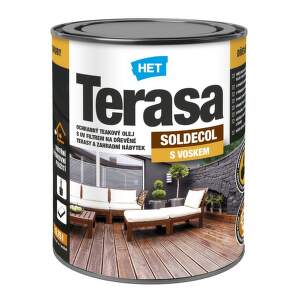 HET Ochranný olej Soldecol TERASA ST 58 - Teak 0,75 l
